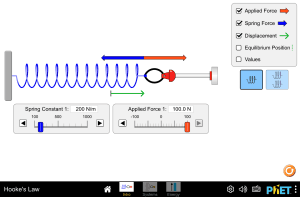 Mô phỏng Lực Đàn Hồi – Định luật Hooke